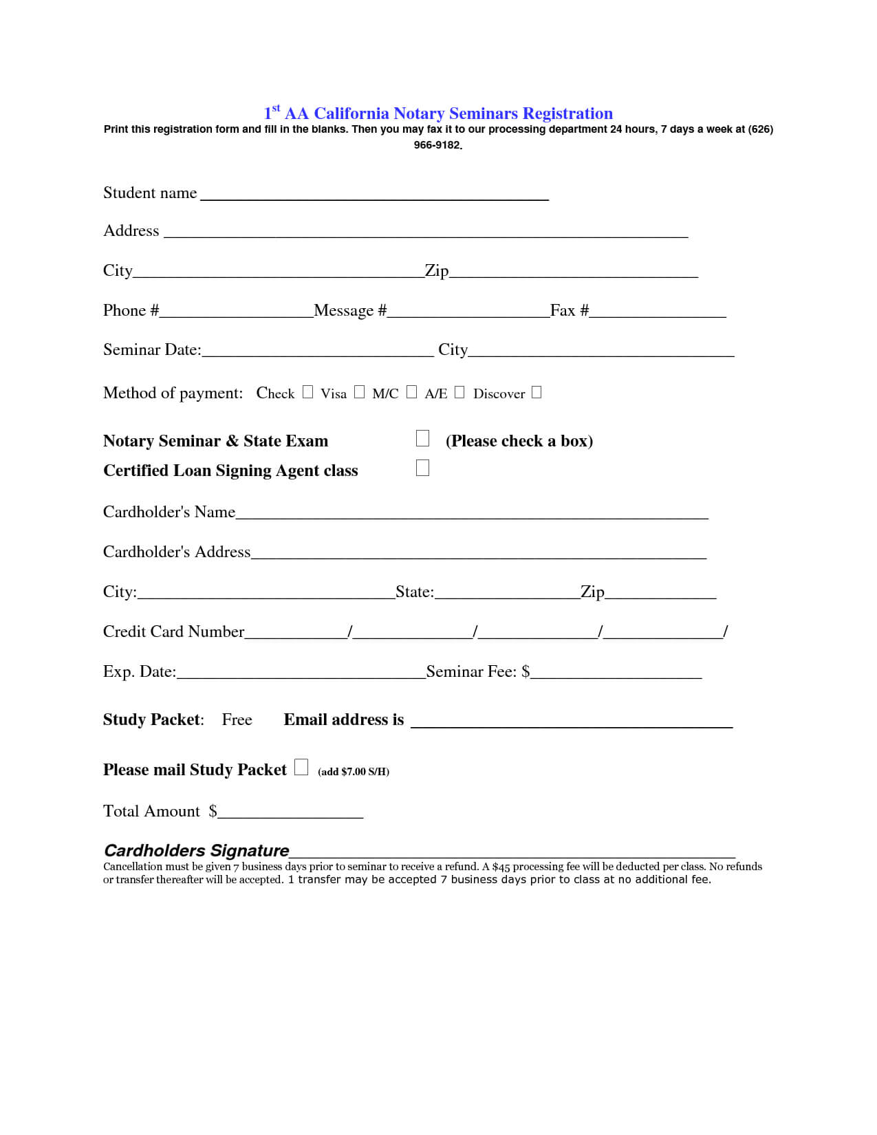 11+ Free Online Registration Form Template | Formget In Seminar Registration Form Template Word