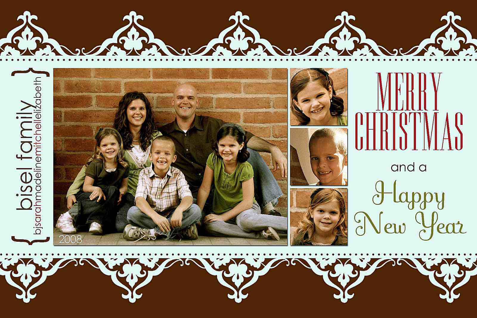 11 Free Templates For Christmas Photo Cards Pertaining To Holiday Card Templates For Photographers
