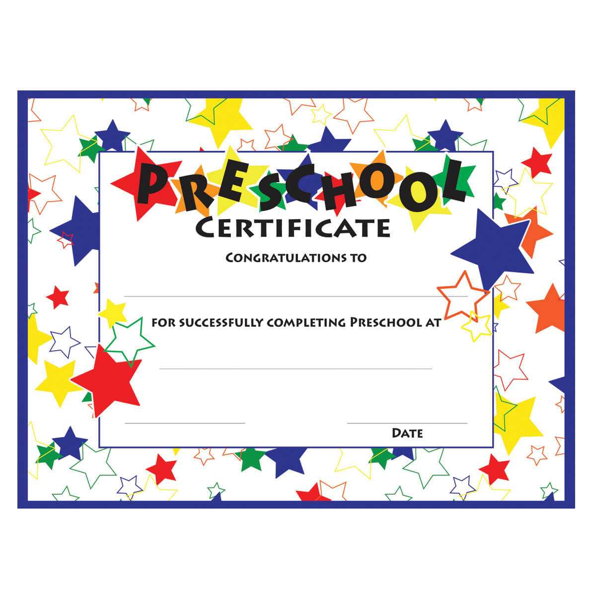 11+ Preschool Certificate Templates – Pdf | Free & Premium Throughout Free School Certificate Templates