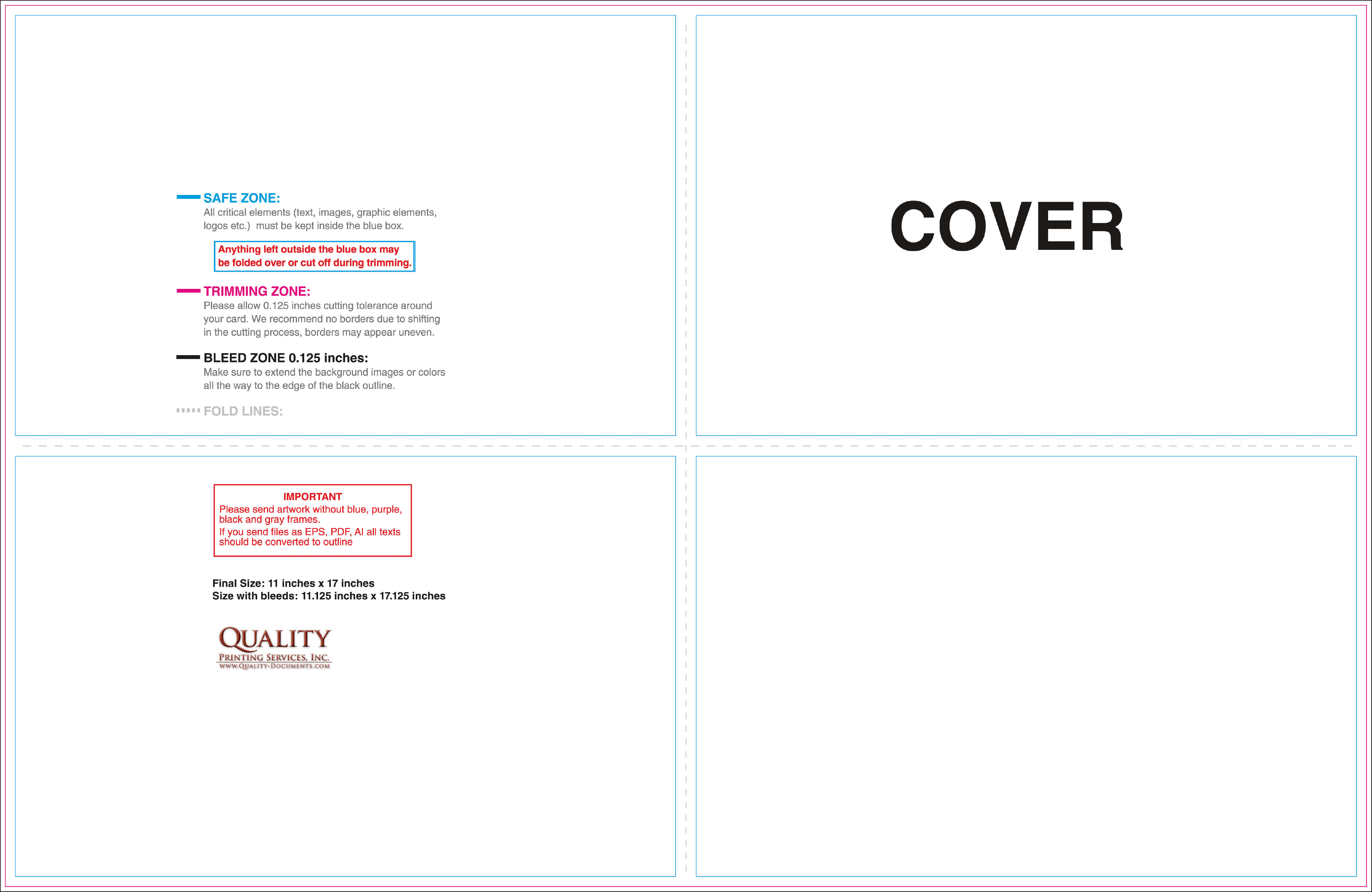 11X17 Brochure Templates Pertaining To 11X17 Brochure Template
