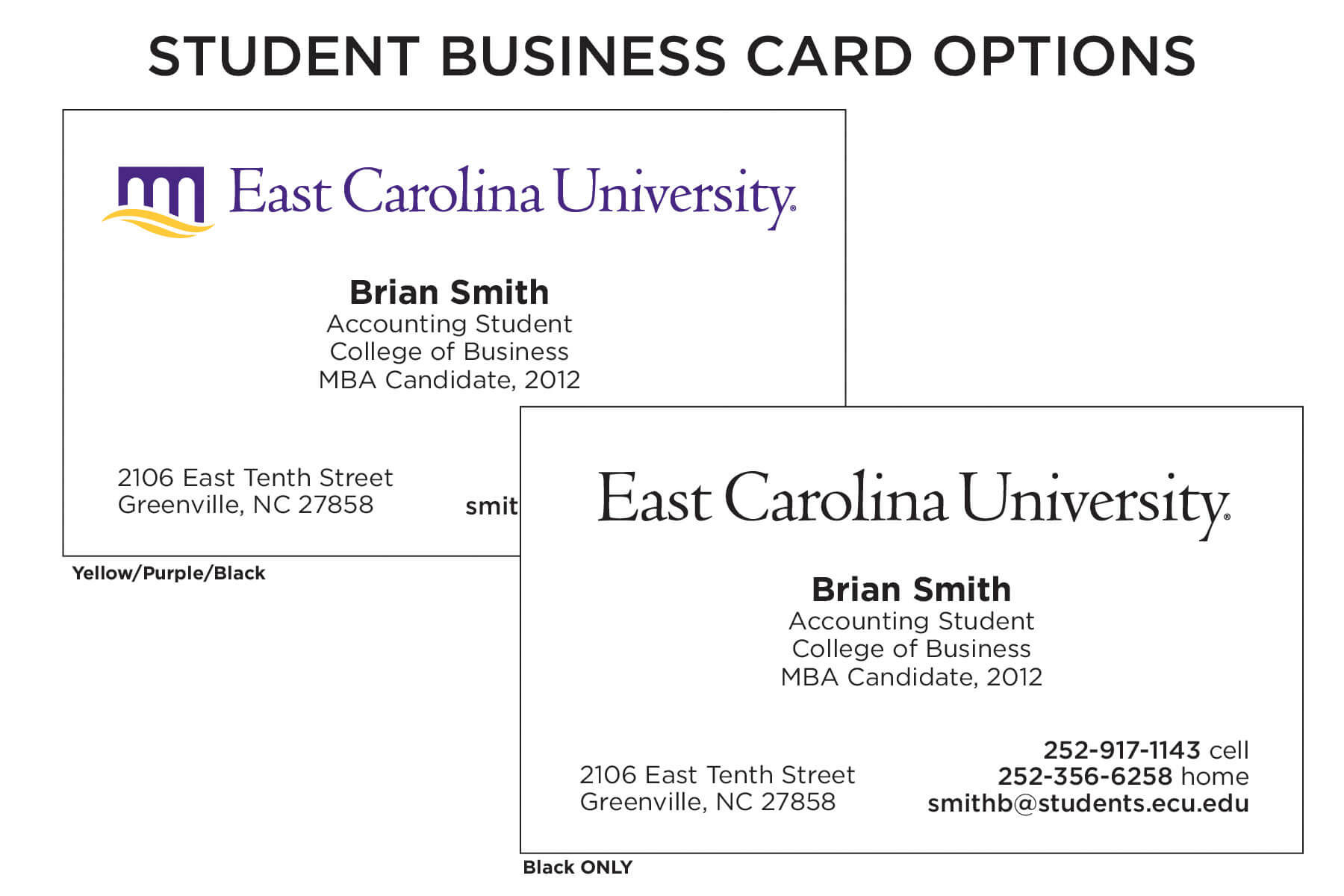 12 Best Photos Of Student Business Card Templates Free Within Student Business Card Template