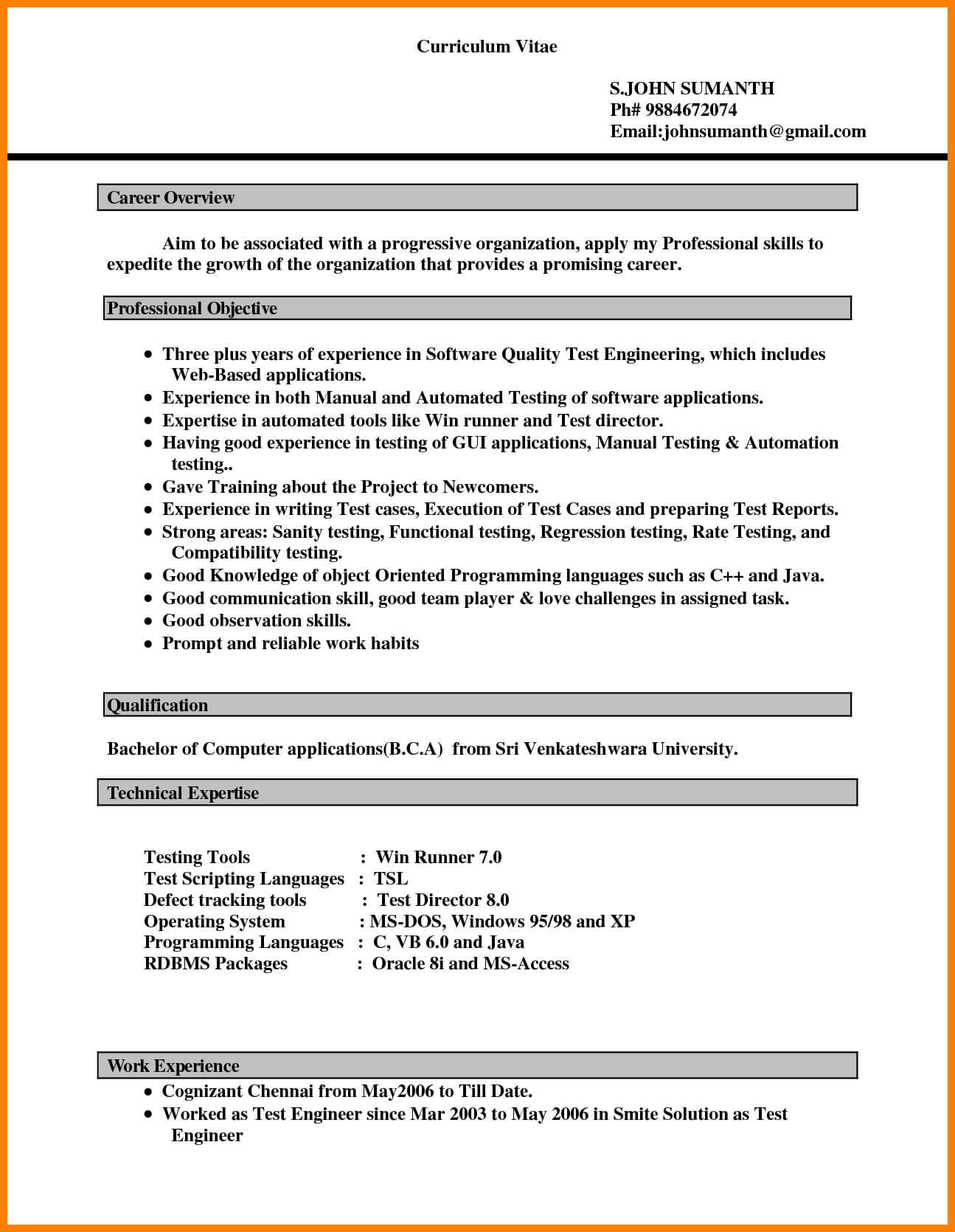 12+ Cv Samples In Ms Word 2007 | Theorynpractice With Resume Templates Word 2007