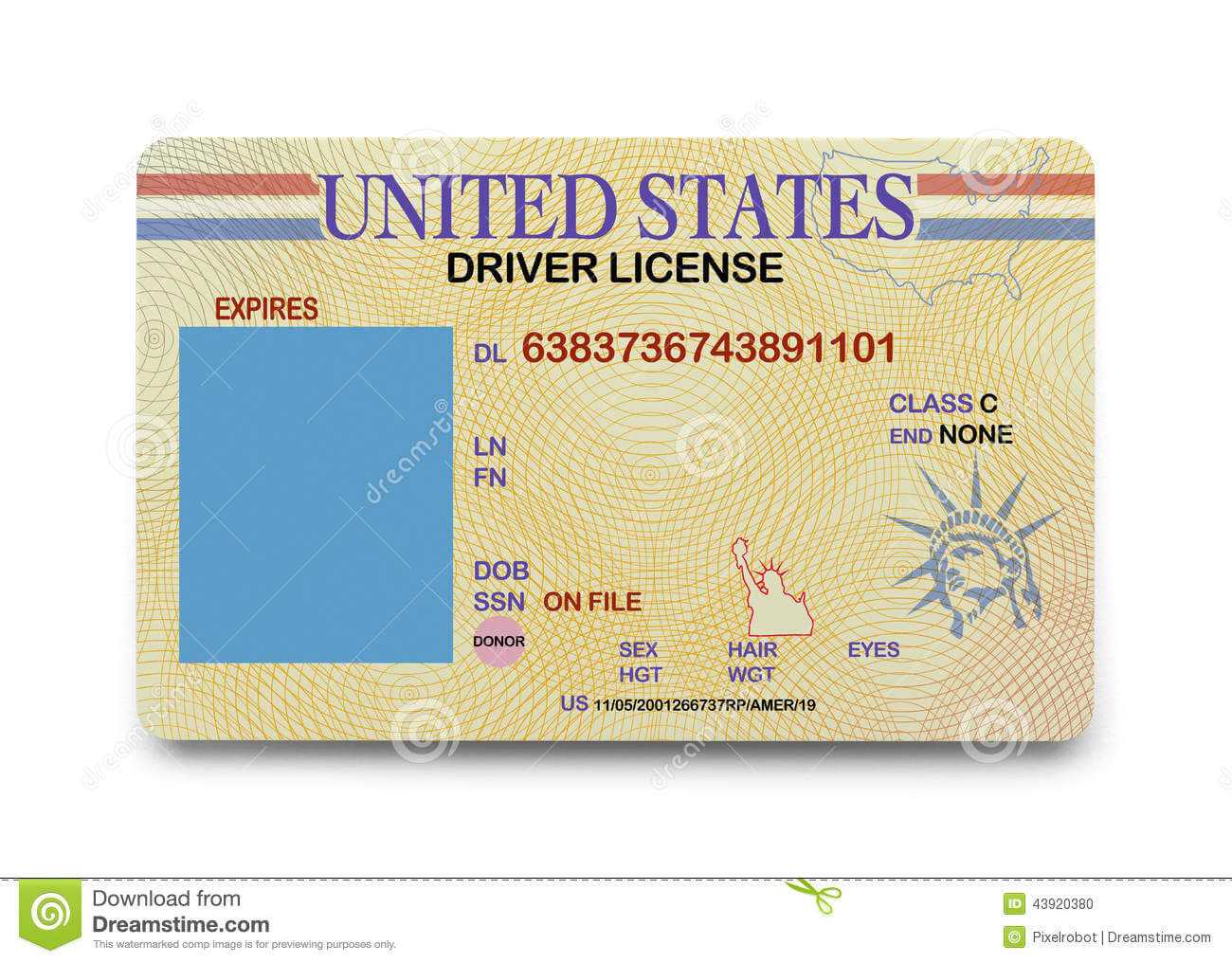 12 Free Drivers License Template Photoshop | Proposal Resume Pertaining To Blank Drivers License Template