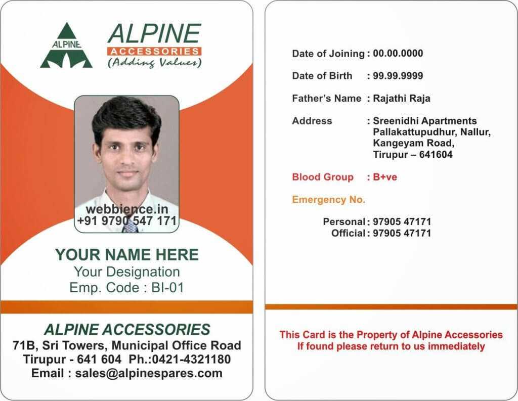 12+ Id Card Pass Samples | Letter Adress Throughout Sample Of Id Card Template