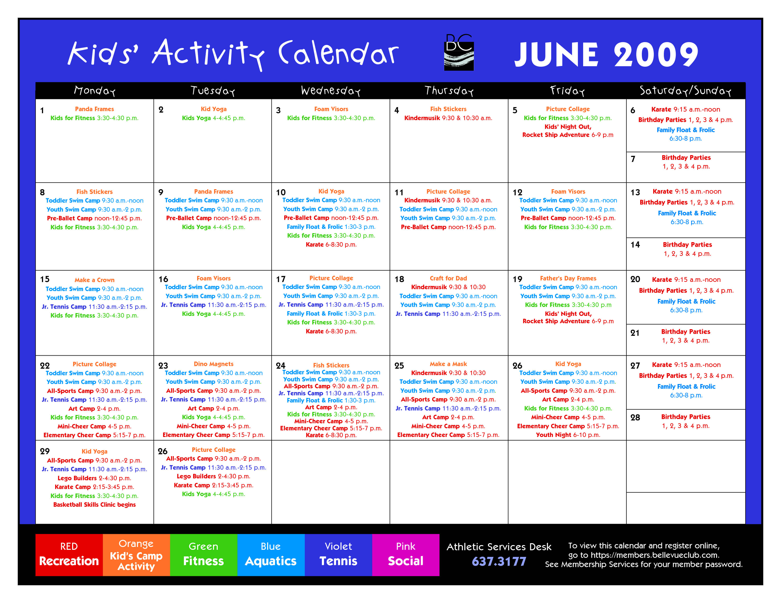 14 Blank Activity Calendar Template Images – Printable Blank Regarding Blank Activity Calendar Template