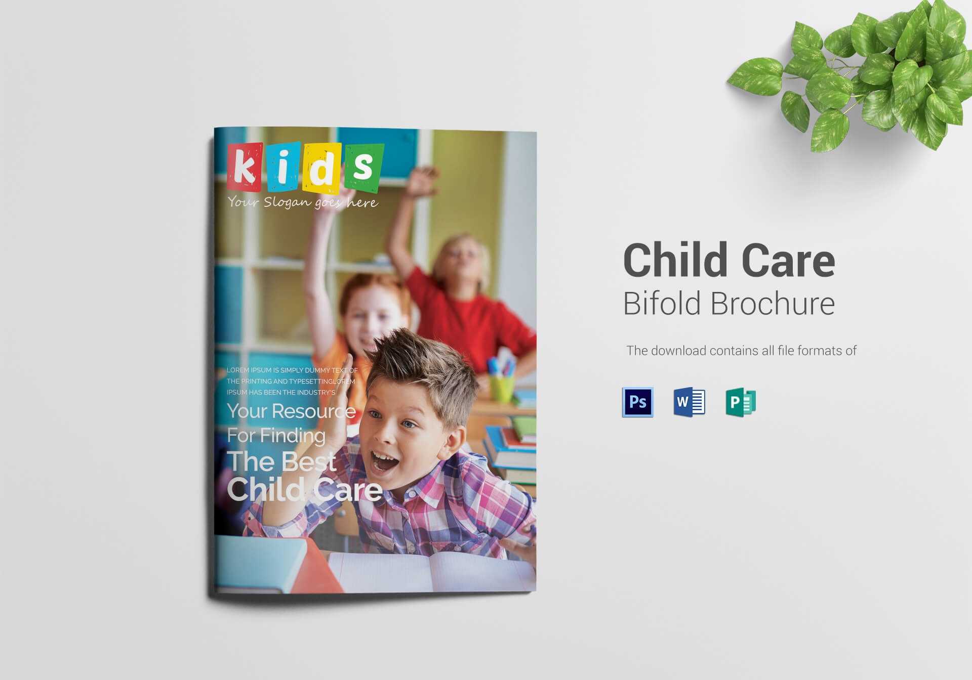 14+ Child Care Brochure Designs & Templates | Free & Premium Inside Daycare Brochure Template