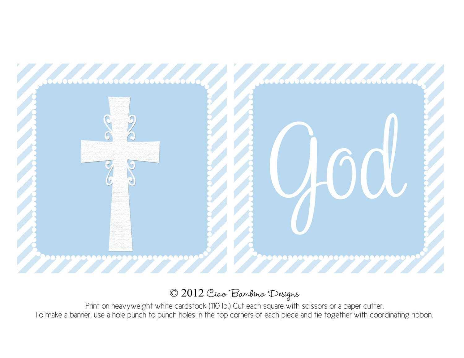 14 Christening Banner Template Free Download, Banner Inside Christening Banner Template Free