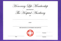 14+ Honorary Life Certificate Templates - Pdf, Docx | Free intended for Life Membership Certificate Templates