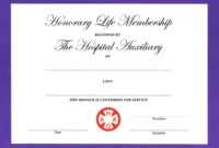 14+ Honorary Life Certificate Templates - Pdf, Docx | Free intended for Life Membership Certificate Templates