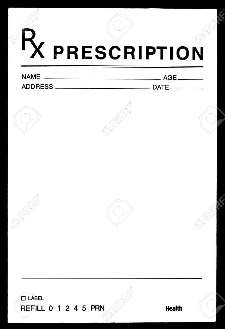 14+ Prescription Templates - Doctor - Pharmacy - Medical For Blank Prescription Pad Template