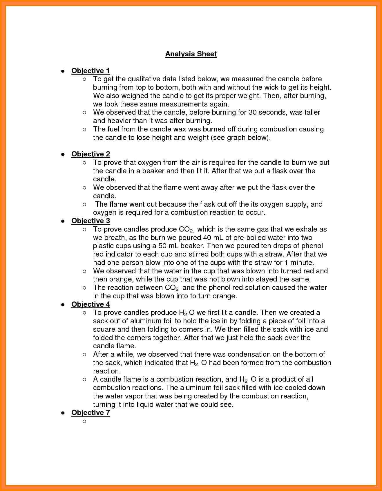 forensic science case study report sheet