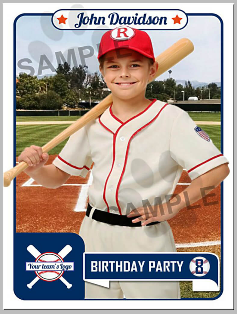 15+ Baseball Party Invitation Designs & Templates – Psd , Ai With Regard To Baseball Card Template Psd