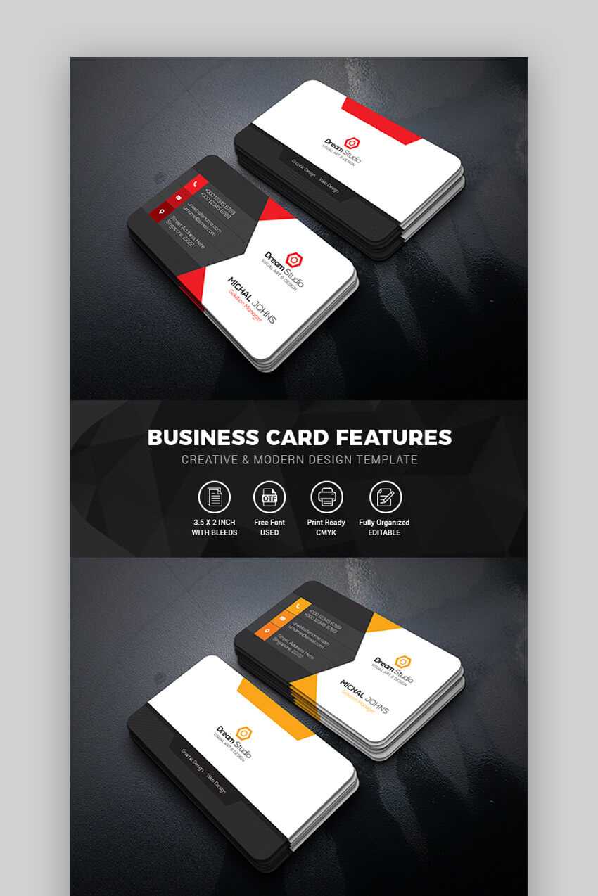 15+ Best Free Photoshop Psd Business Card Templates Inside Blank Business Card Template Photoshop