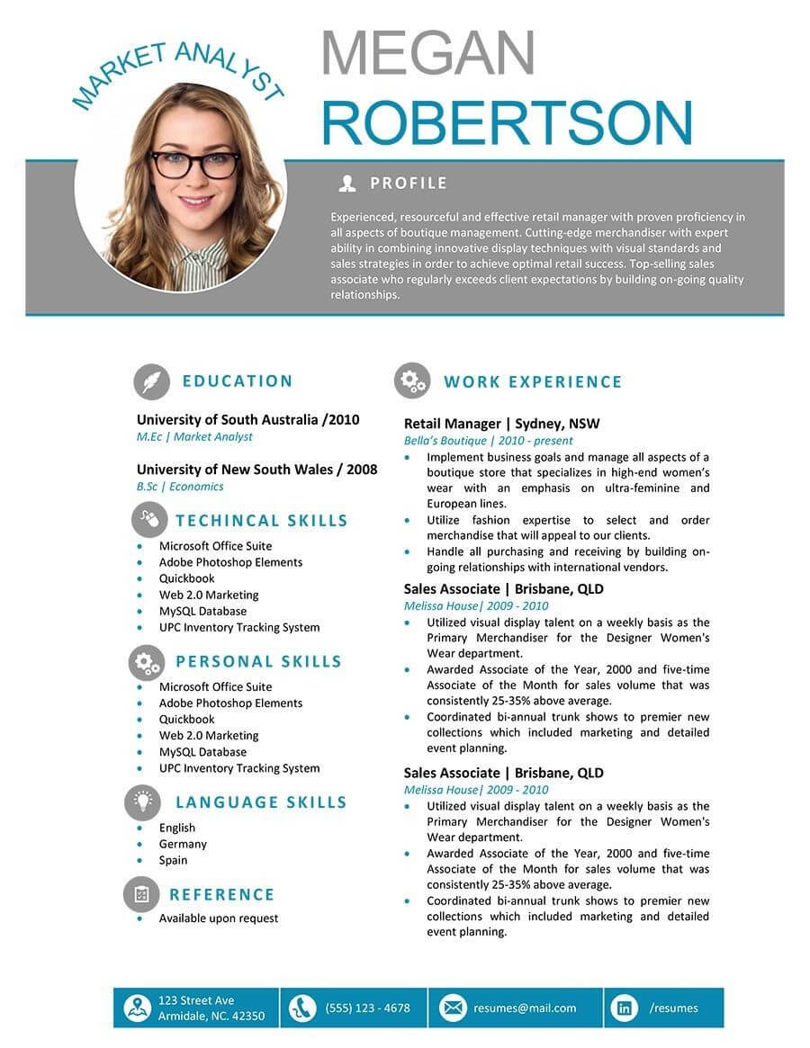 15 Free Resume Templates For Microsoft Word | Resume With Microsoft Word Resume Template Free