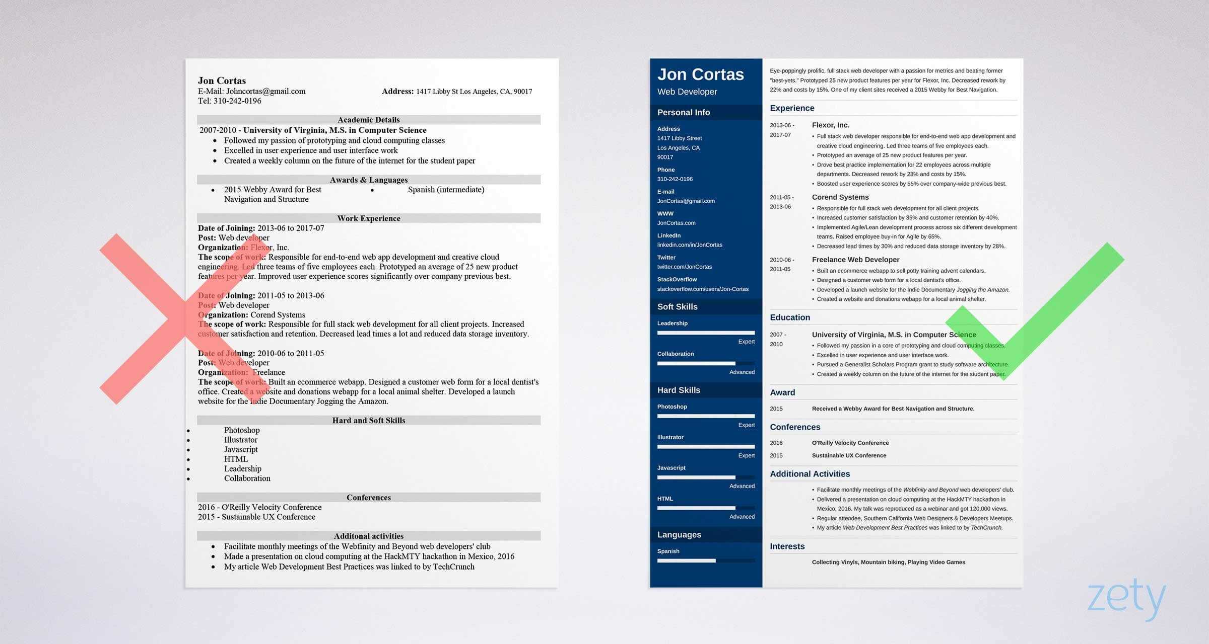 15+ Resume Templates For Microsoft Word [Free Download] In How To Make A Cv Template On Microsoft Word