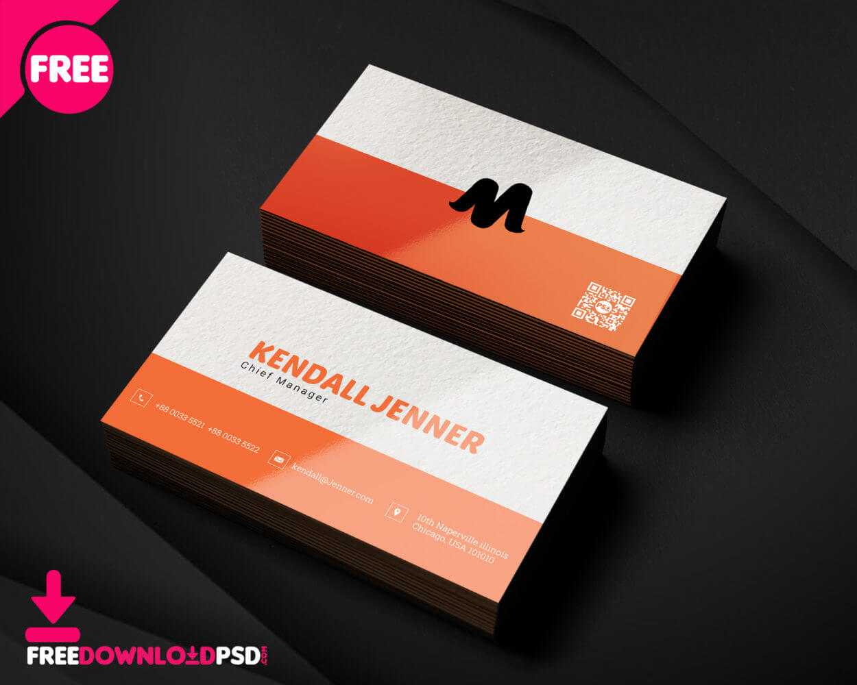 150+ Free Business Card Psd Templates With Regard To Business Card Template Photoshop Cs6