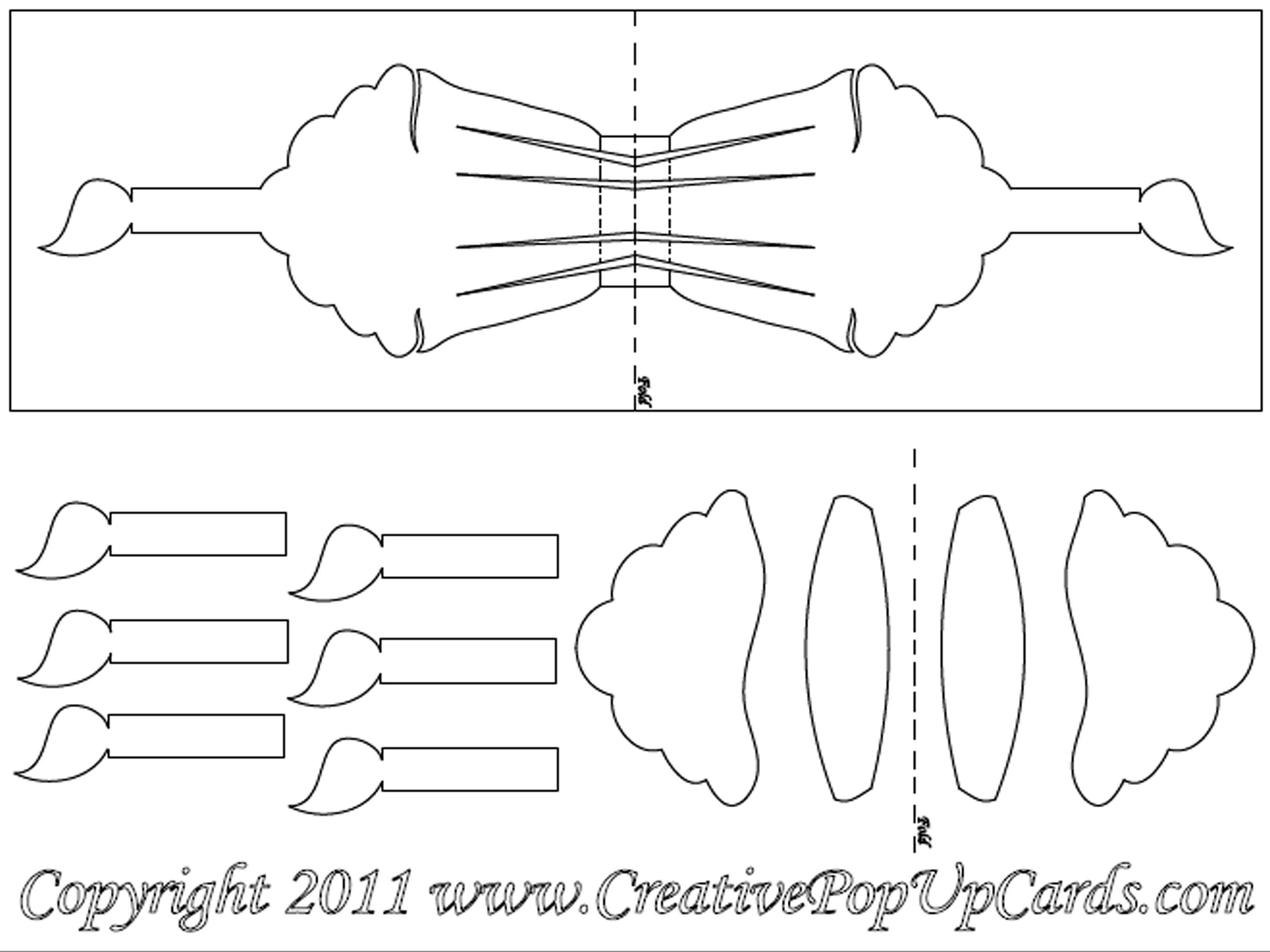 16 Free Printable Pop Up Card Templates | Pitsketchfest For Free Printable Pop Up Card Templates