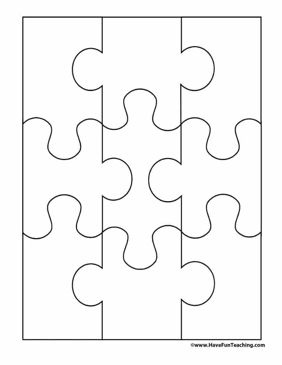19 Printable Puzzle Piece Templates ᐅ Template Lab Within Blank Jigsaw Piece Template