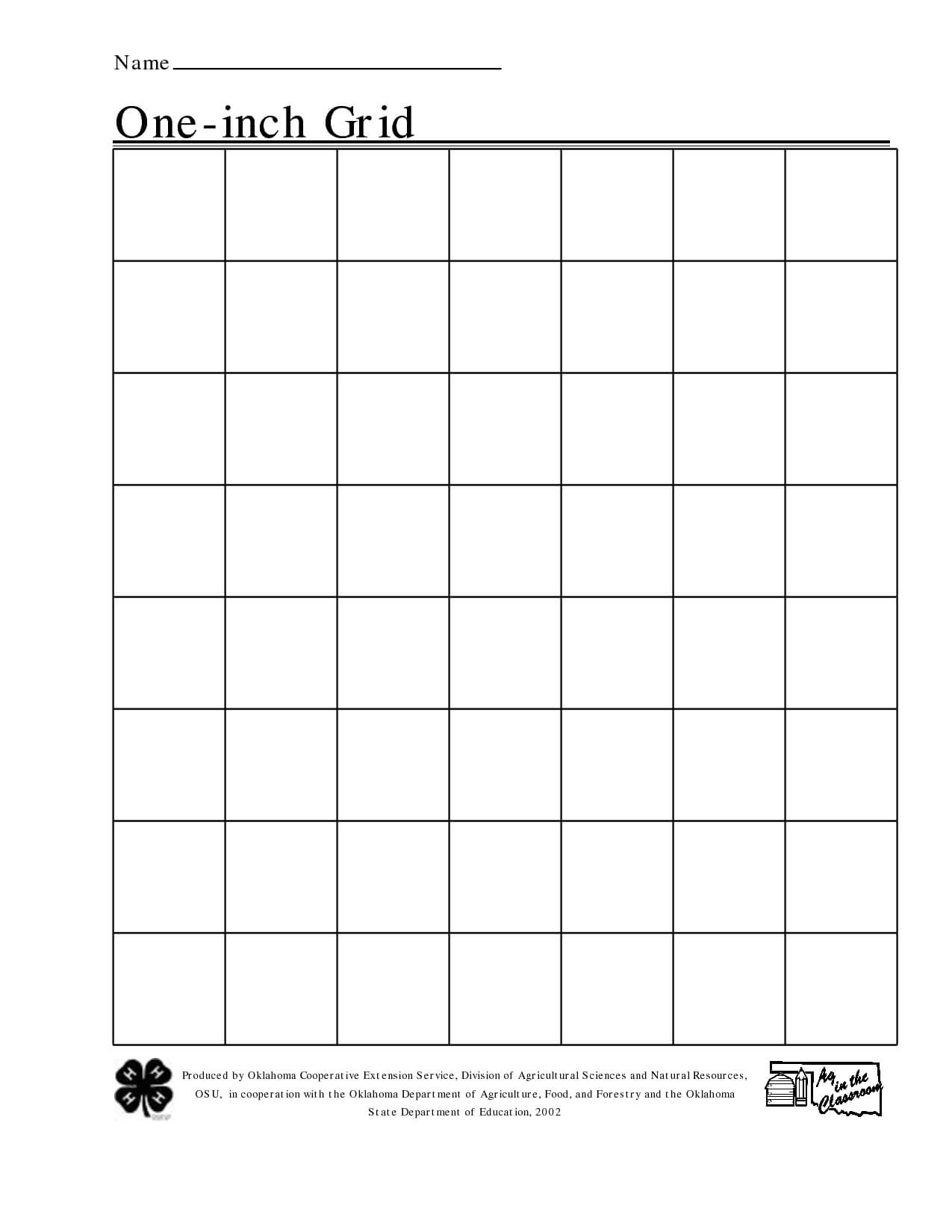 1+Inch+Printable+Grid+Graph+Paper | Teacher Ideas Regarding 1 Cm Graph Paper Template Word