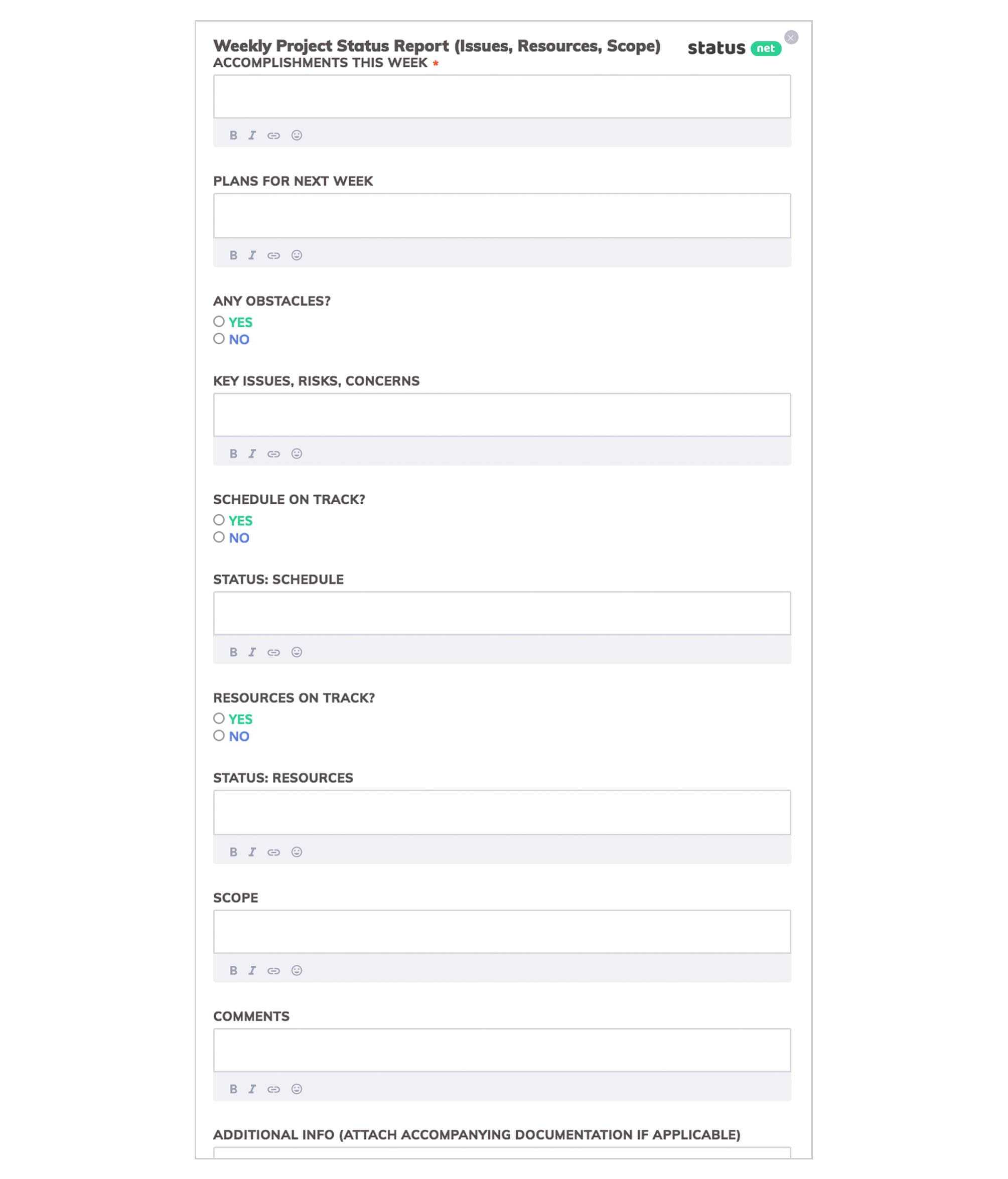 2 Easy Quarterly Progress Report Templates | Free Download For Quarterly Status Report Template