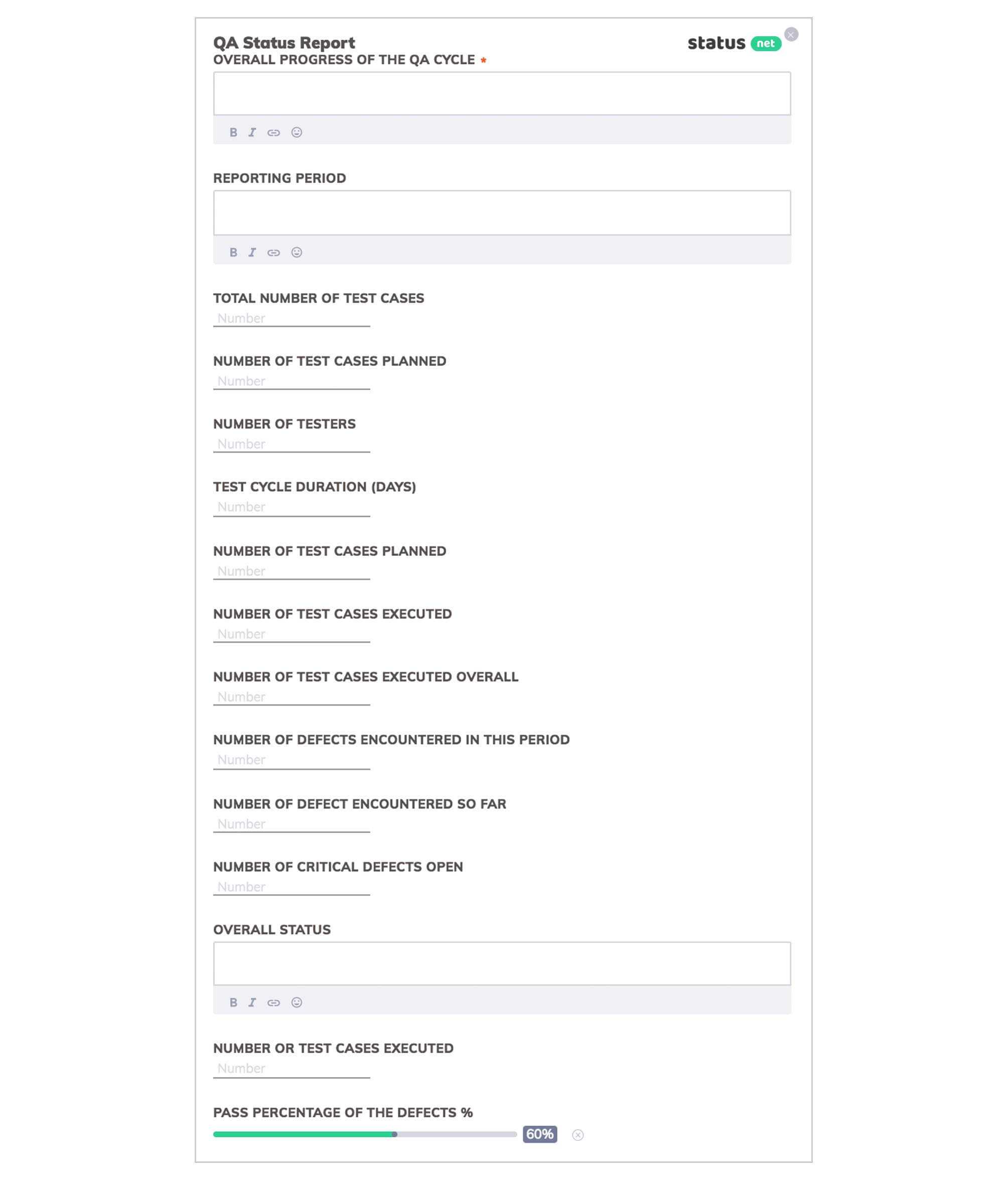 2 Remarkable Qa Daily Status Report Templates | Free Download In Test Case Execution Report Template