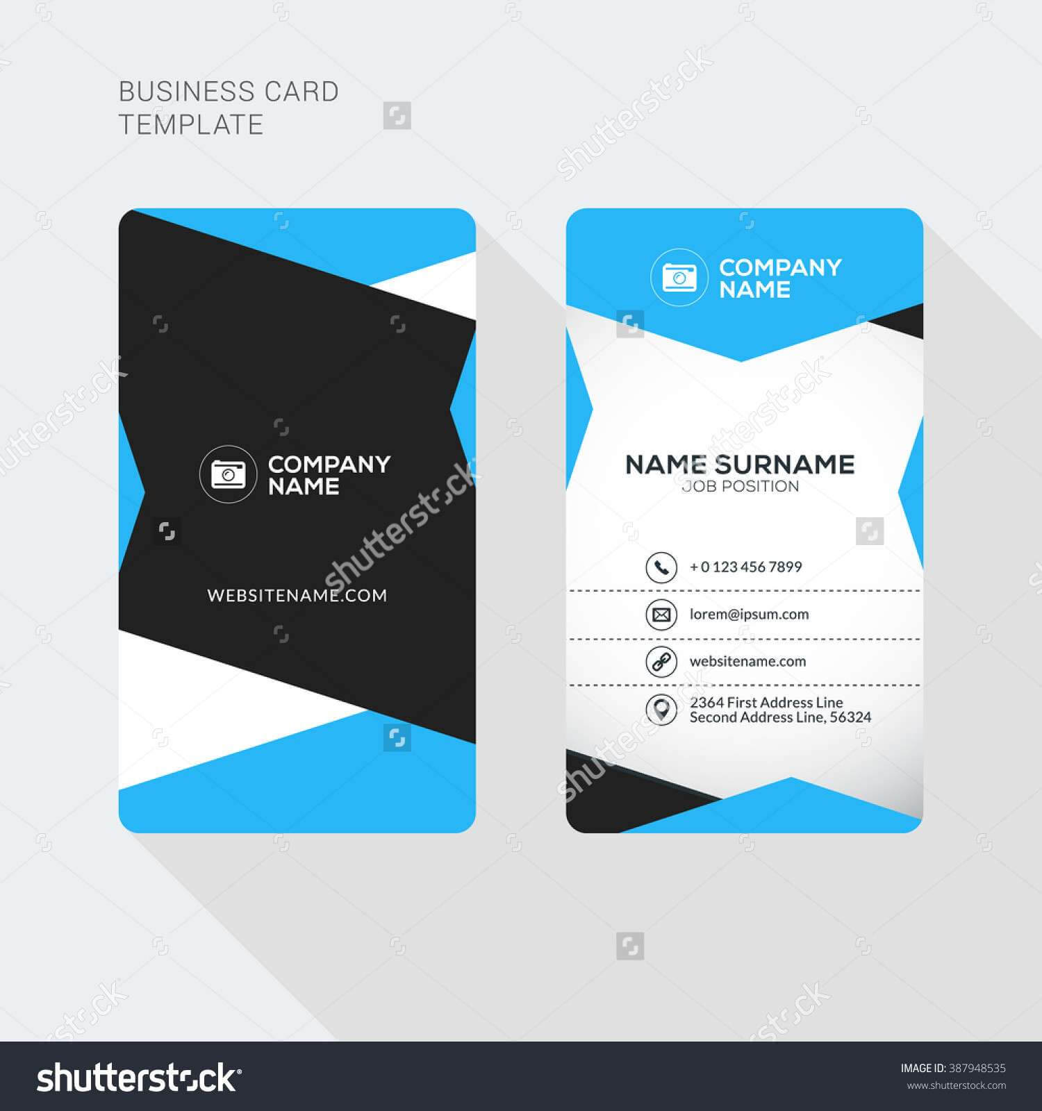 2 Sided Business Card Template Word – Caquetapositivo Intended For 2 Sided Business Card Template Word
