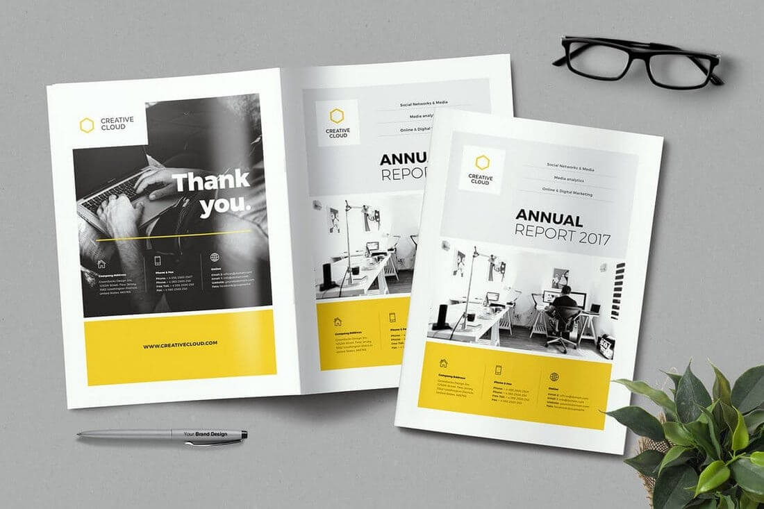 20+ Annual Report Templates (Word & Indesign) 2018 Throughout Annual Report Template Word