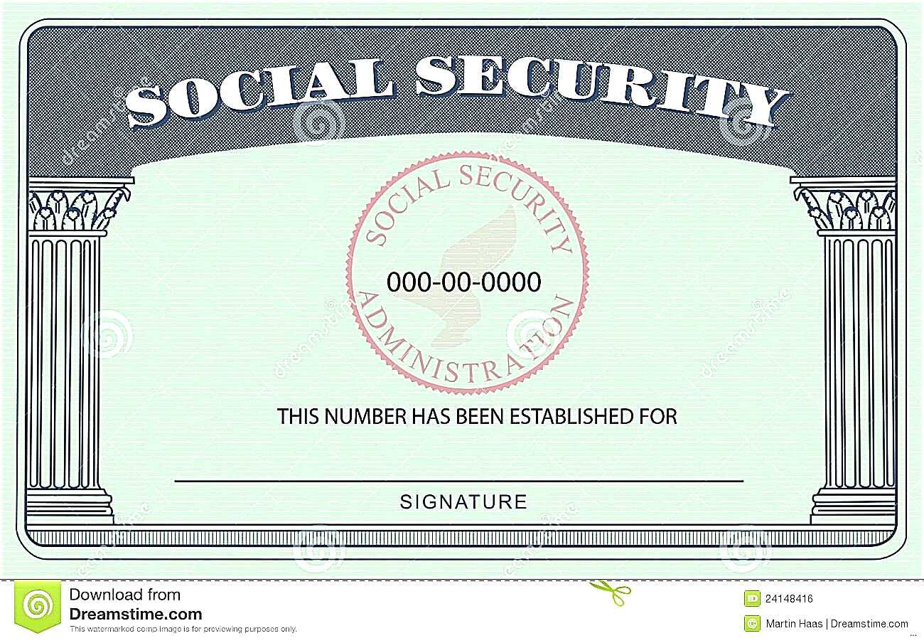 20+ Blank Social Security Card Template With Blank Social Security Card Template Download