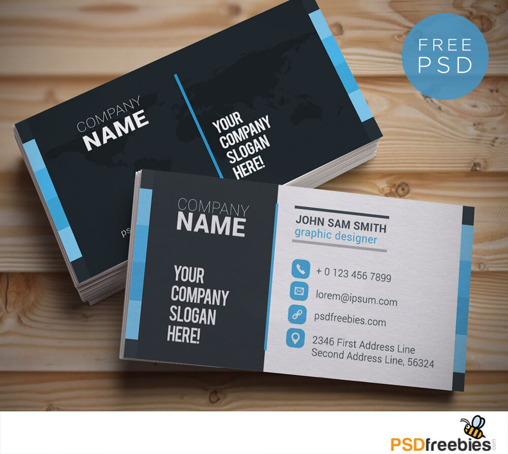 20+ Free Business Card Templates Psd - Download Psd For Download Visiting Card Templates