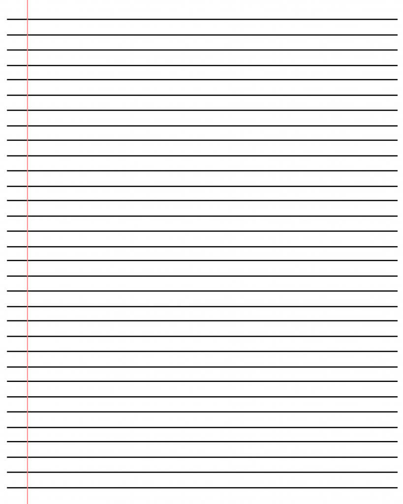 How To Make A Lined Paper Template In Word Printable Templates Free