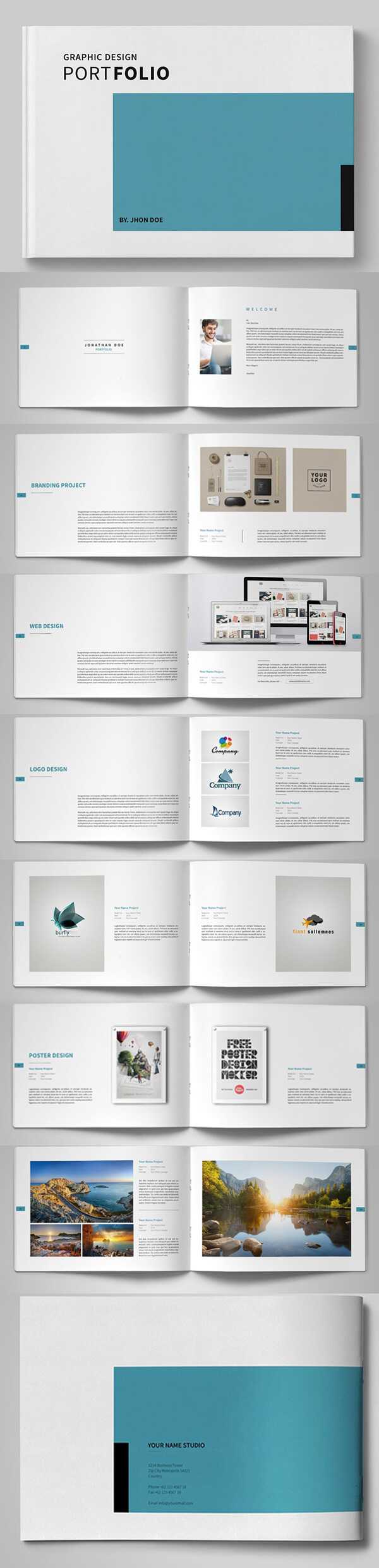 20 New Professional Catalog Brochure Templates | Design Inside Product Brochure Template Free