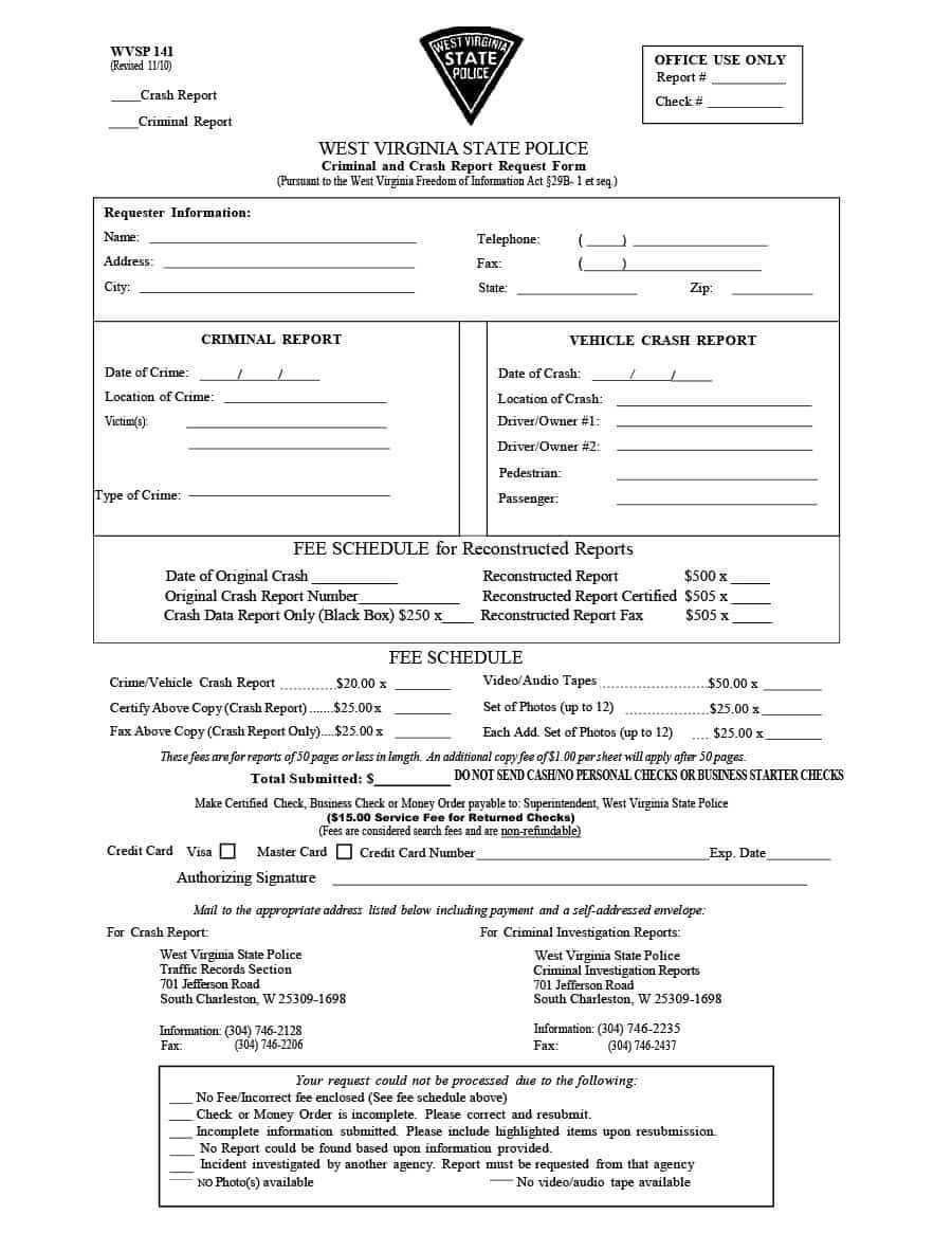 20+ Police Report Template & Examples [Fake / Real] ᐅ Regarding Fake Police Report Template