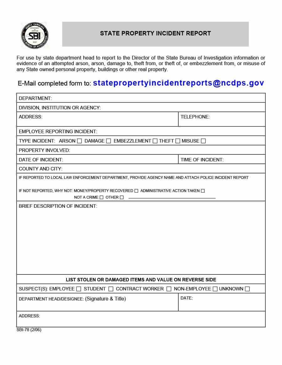 20+ Police Report Template & Examples [Fake / Real] ᐅ Throughout Police Incident Report Template