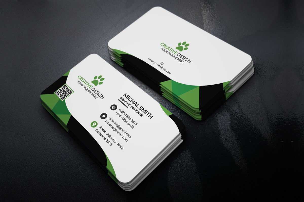 200 Free Business Cards Psd Templates – Creativetacos Intended For Photoshop Name Card Template