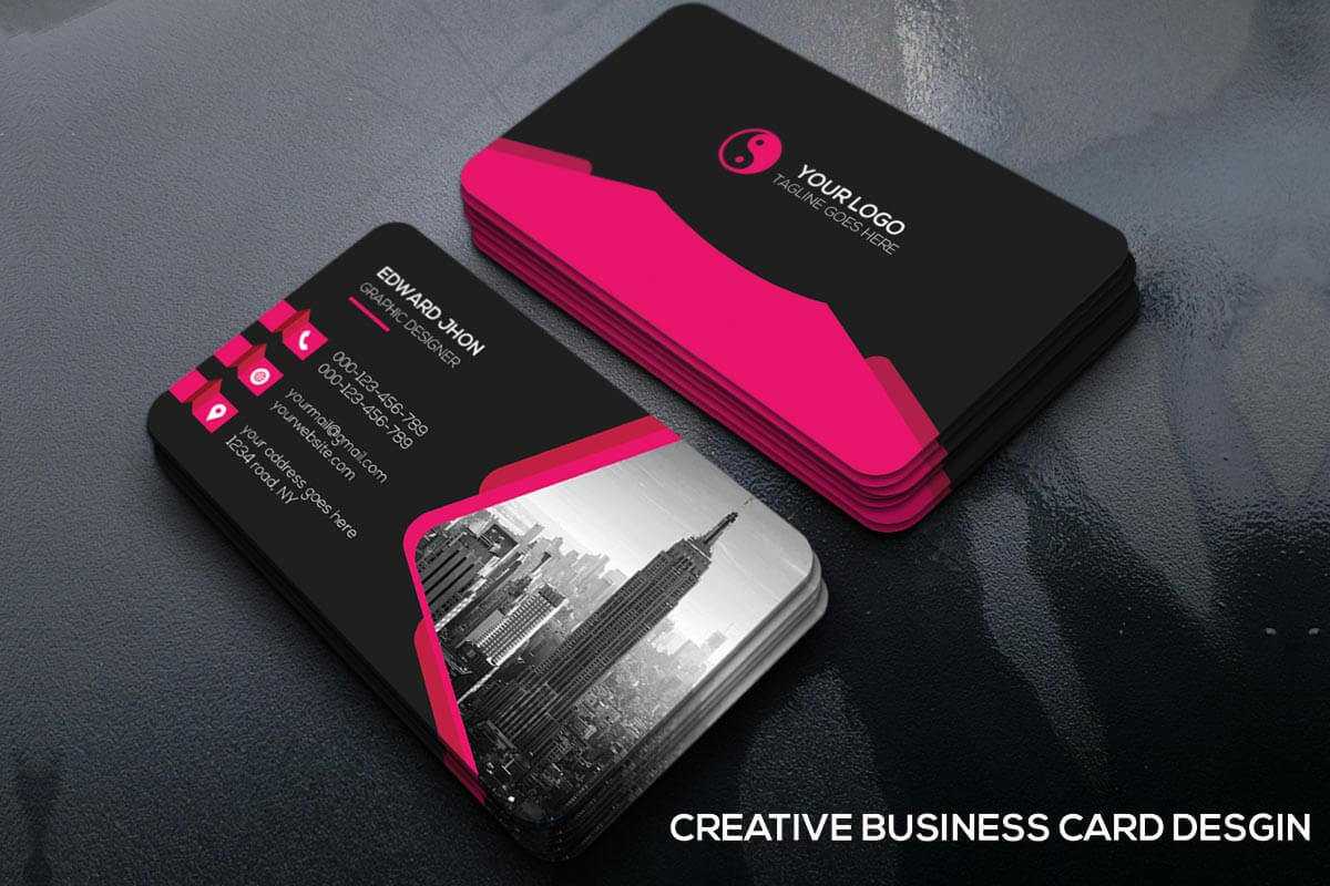 200 Free Business Cards Psd Templates – Creativetacos Throughout Free Business Card Templates In Psd Format