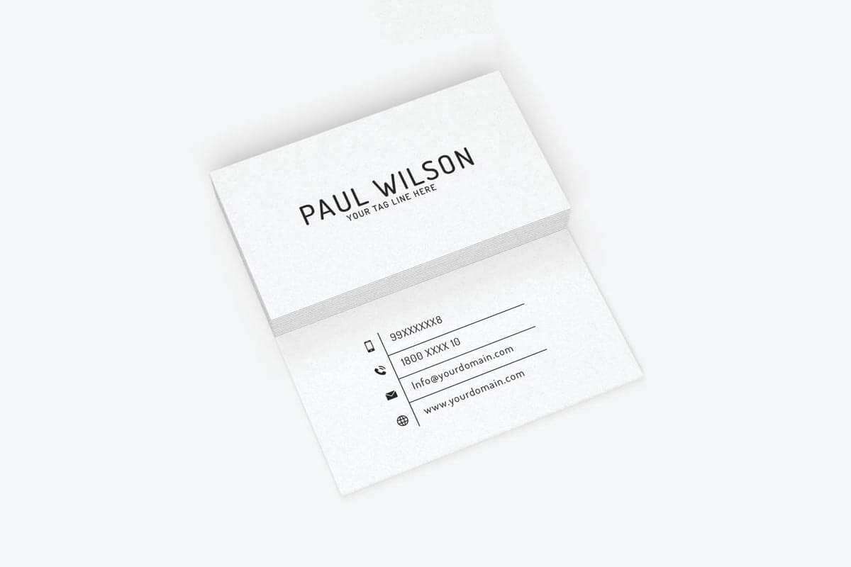 200 Free Business Cards Psd Templates – Creativetacos With Regard To Business Card Size Template Psd