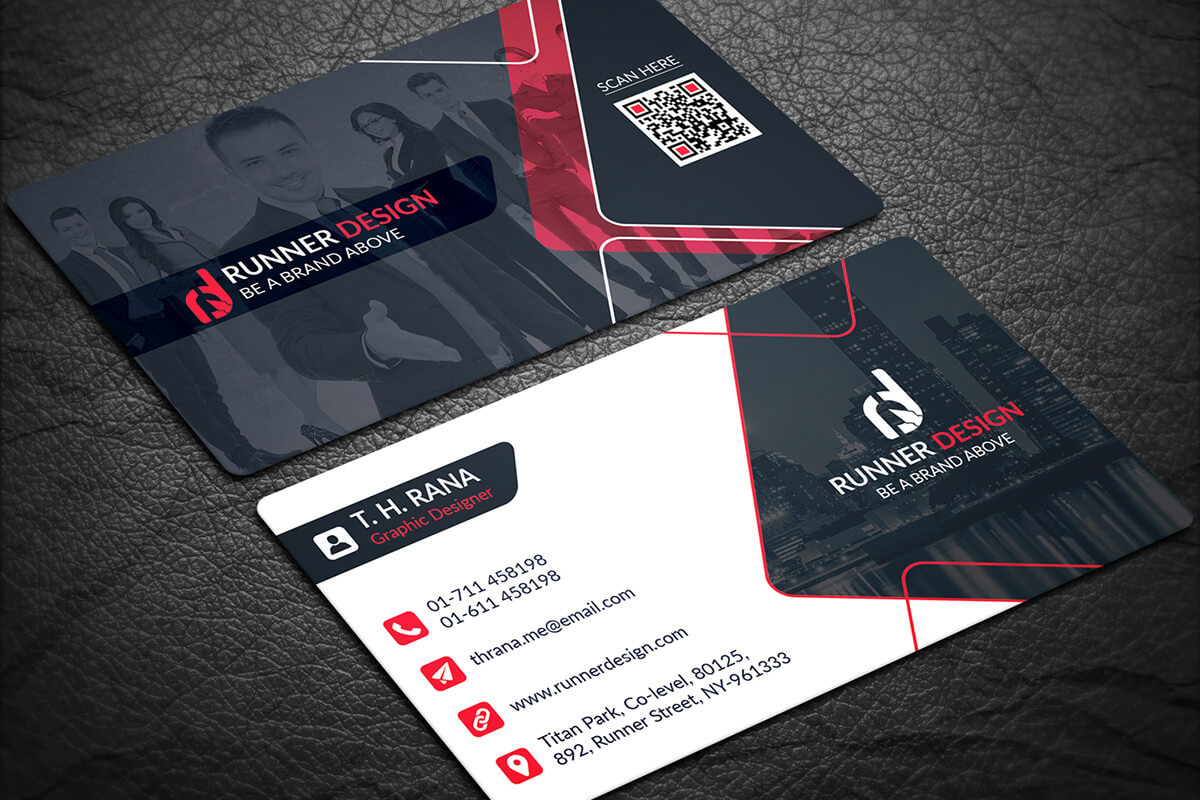 200 Free Business Cards Psd Templates – Creativetacos Within Photoshop Business Card Template With Bleed