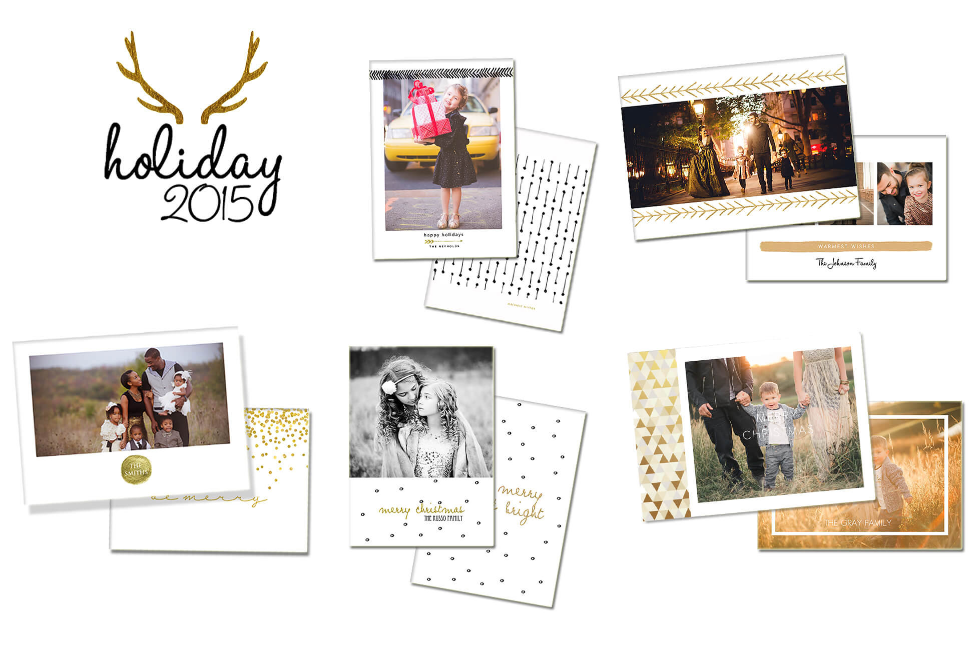 2015 Holiday Card Templates For Photographers With Holiday Card Templates For Photographers