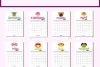 2019 Free Printable Calendar For Kids ('cause Children Love throughout Blank Calendar Template For Kids