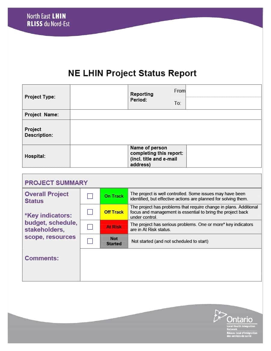 20Daily Project Status Report Template Excel 20Mple Format With Project Weekly Status Report Template Excel