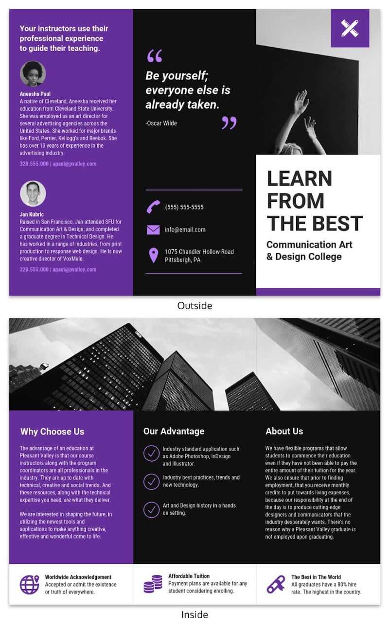 21 Brochure Templates And Design Tips To Promote Your Inside Good Brochure Templates