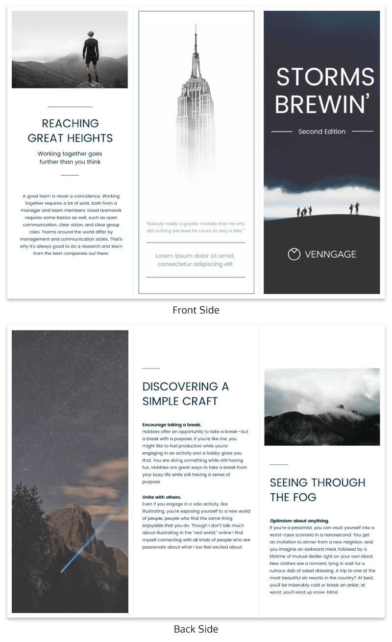 21 Brochure Templates And Design Tips To Promote Your Pertaining To Good Brochure Templates