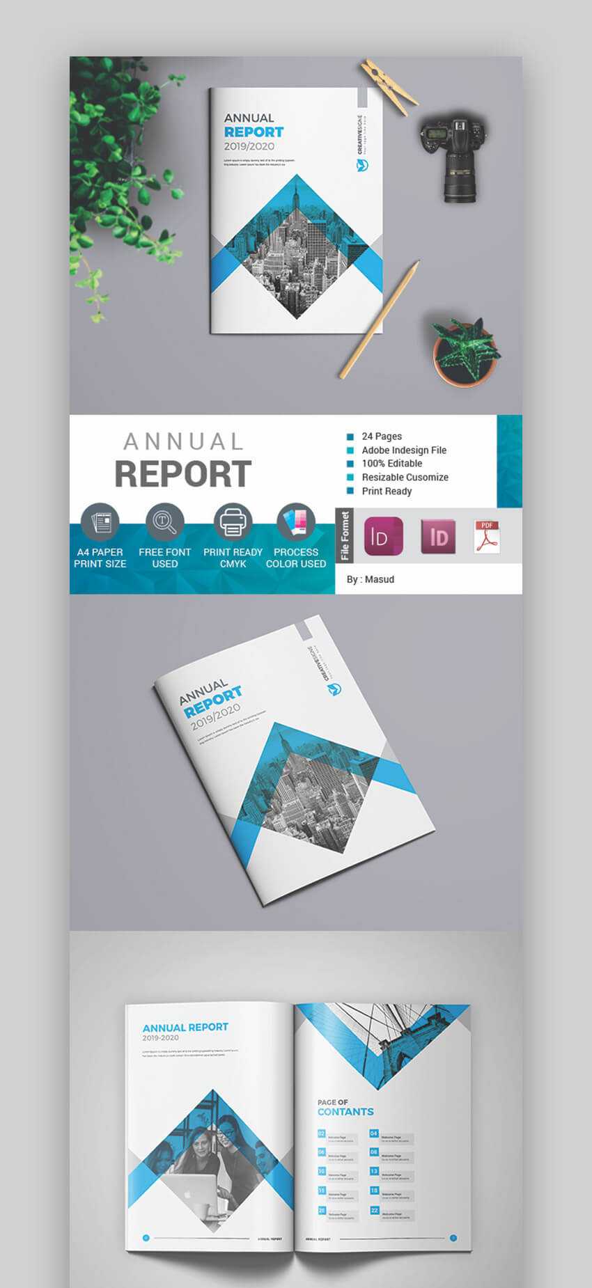 25+ Best Annual Report Templates – With Creative Indesign Pertaining To Summary Annual Report Template