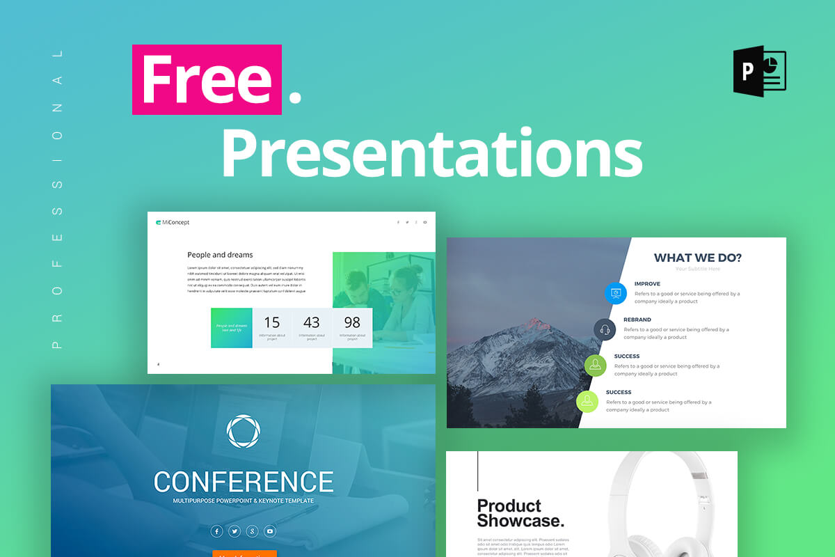 25 Free Professional Ppt Templates For Project Presentations For Powerpoint Sample Templates Free Download