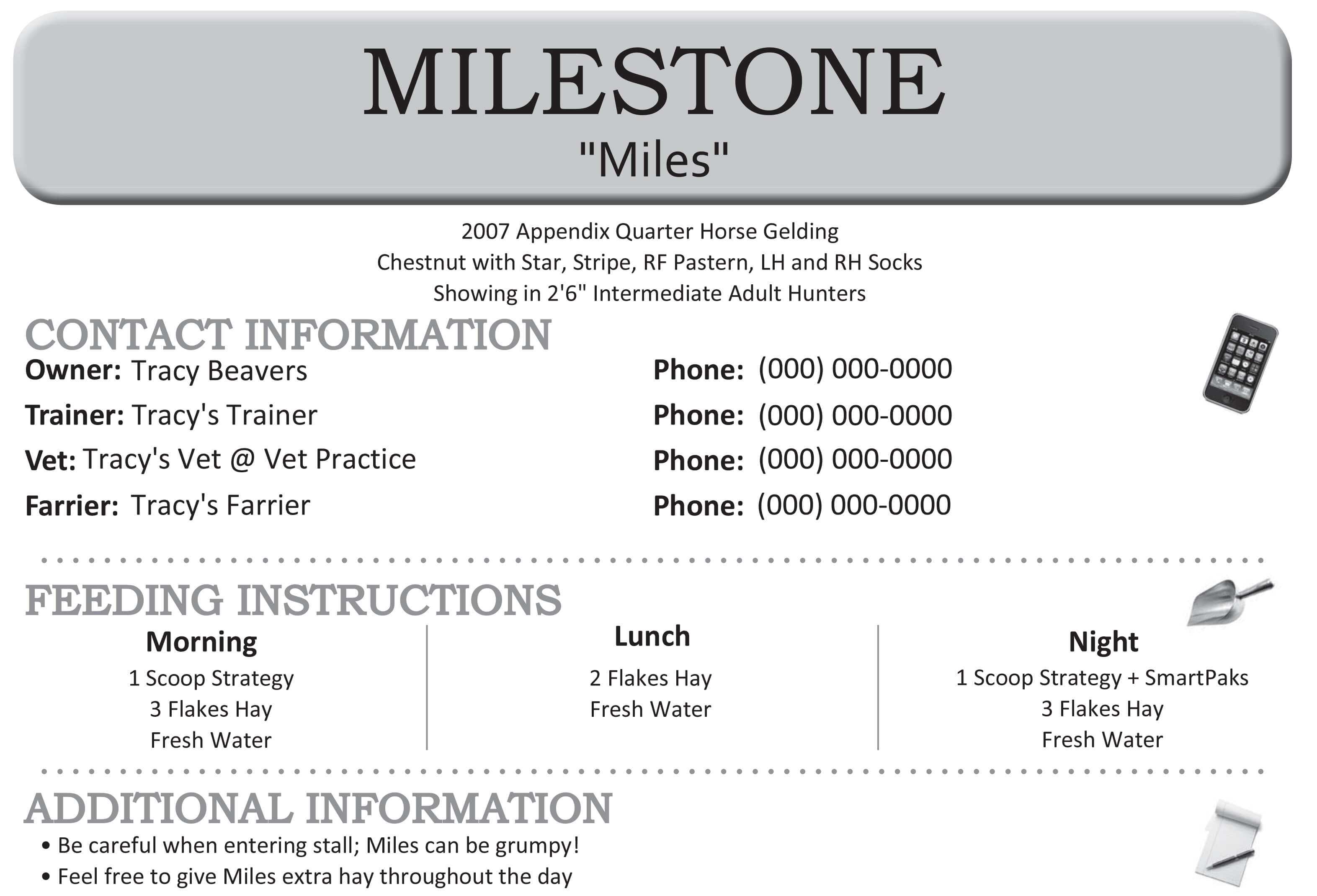 25 Images Of Stall Card Template For Usps | Netpei With Regard To Horse Stall Card Template