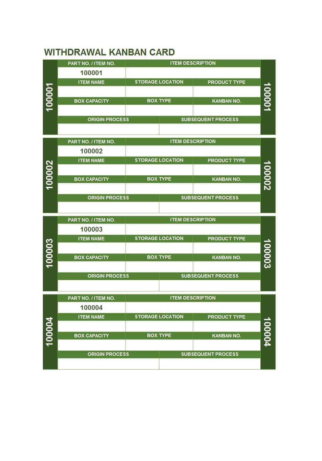 25 Printable Kanban Card Templates (& How To Use Them) ᐅ Throughout Kanban Card Template