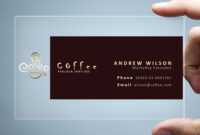 26+ Transparent Business Card Templates - Illustrator, Ms with Transparent Business Cards Template