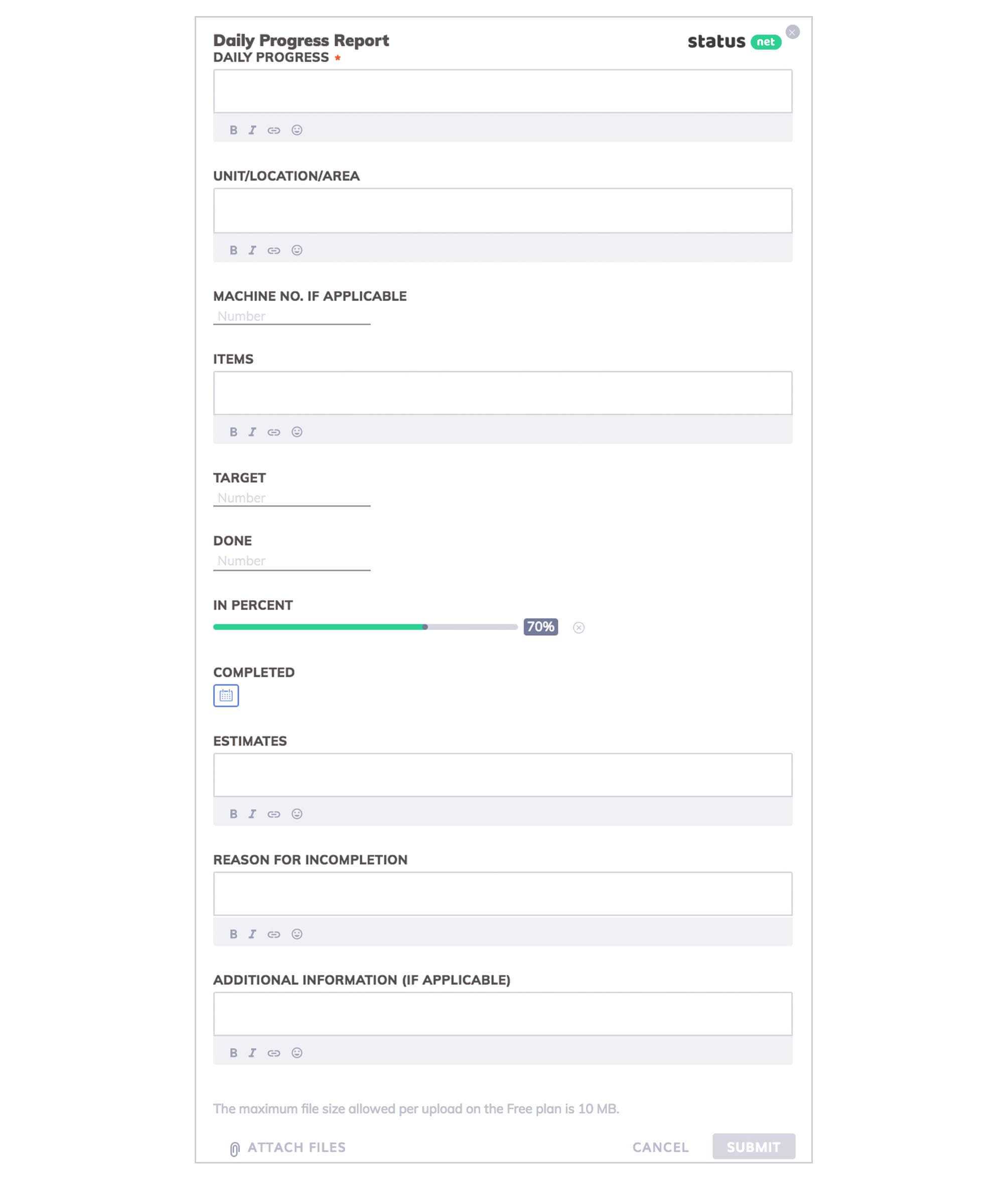 3 Best Examples: Daily Report Template | Free Templates Download Inside Daily Status Report Template Xls