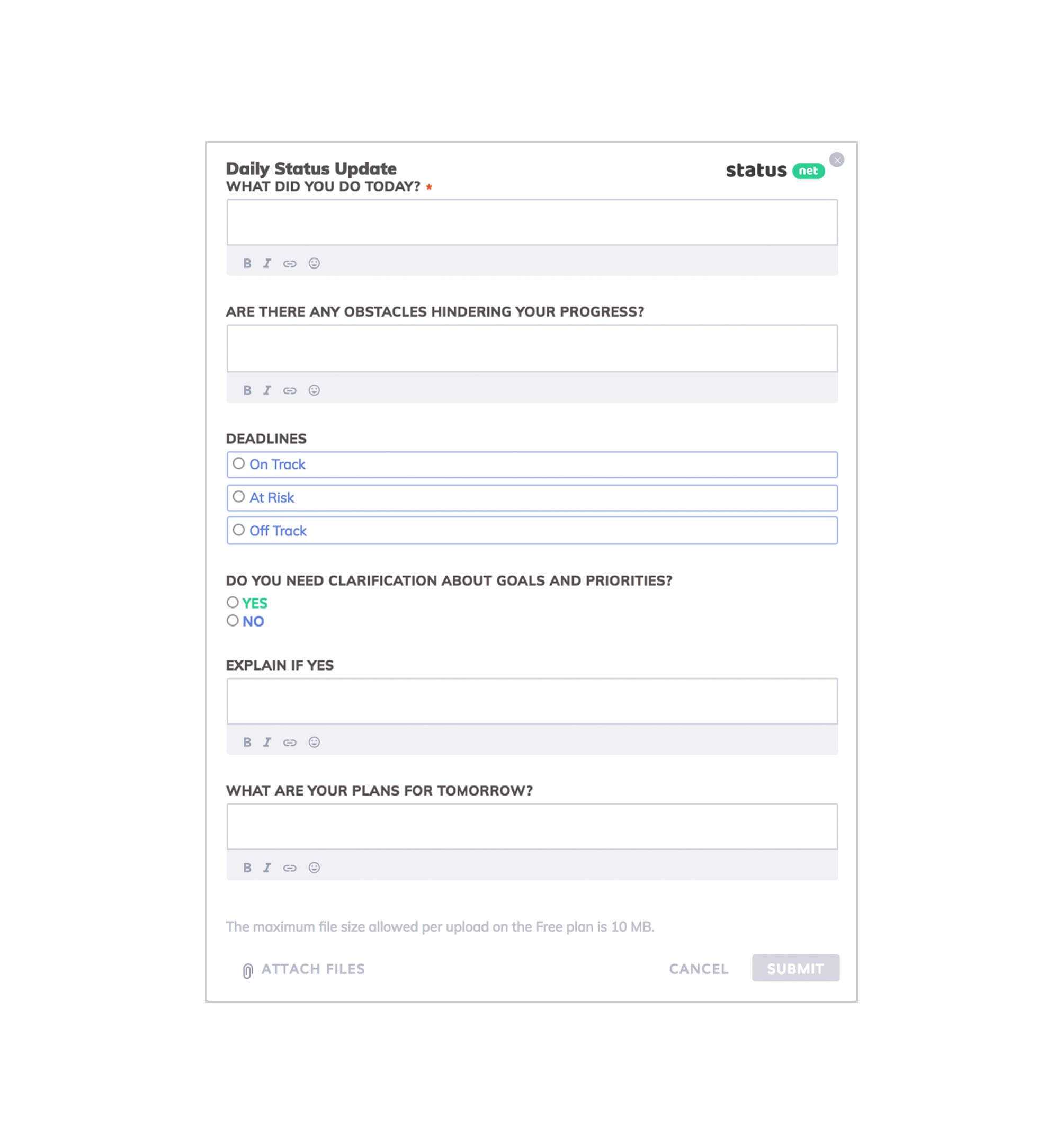 3 Best Examples: Daily Report Template | Free Templates Download With Regard To Daily Status Report Template Software Development