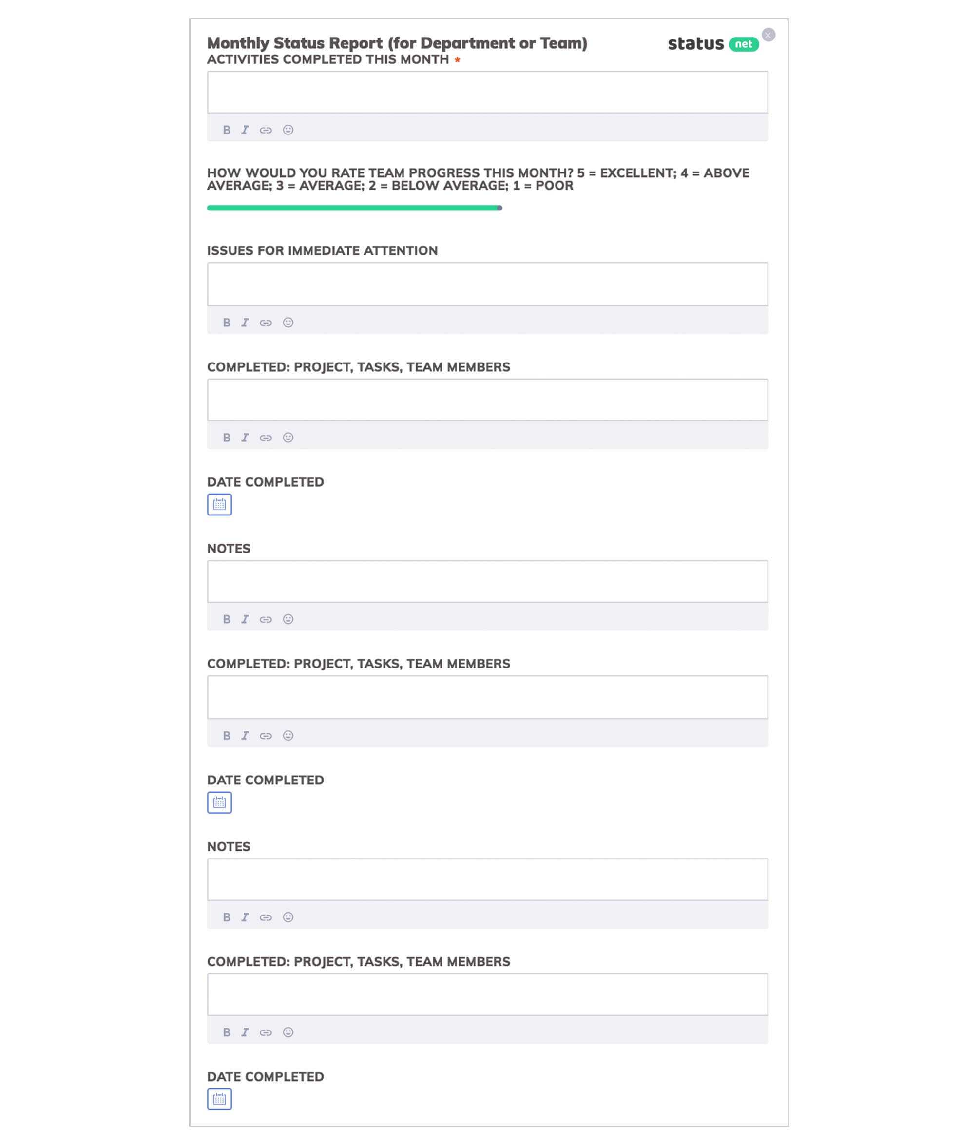 3 Smart Monthly Report Templates: How To Write And Free In Monthly Project Progress Report Template